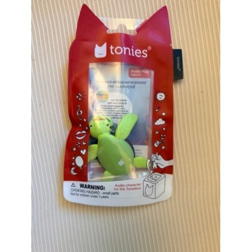 Tonies Bobby the Sea Turtle Conservation Crew Kids OS Green Audio Play NWT